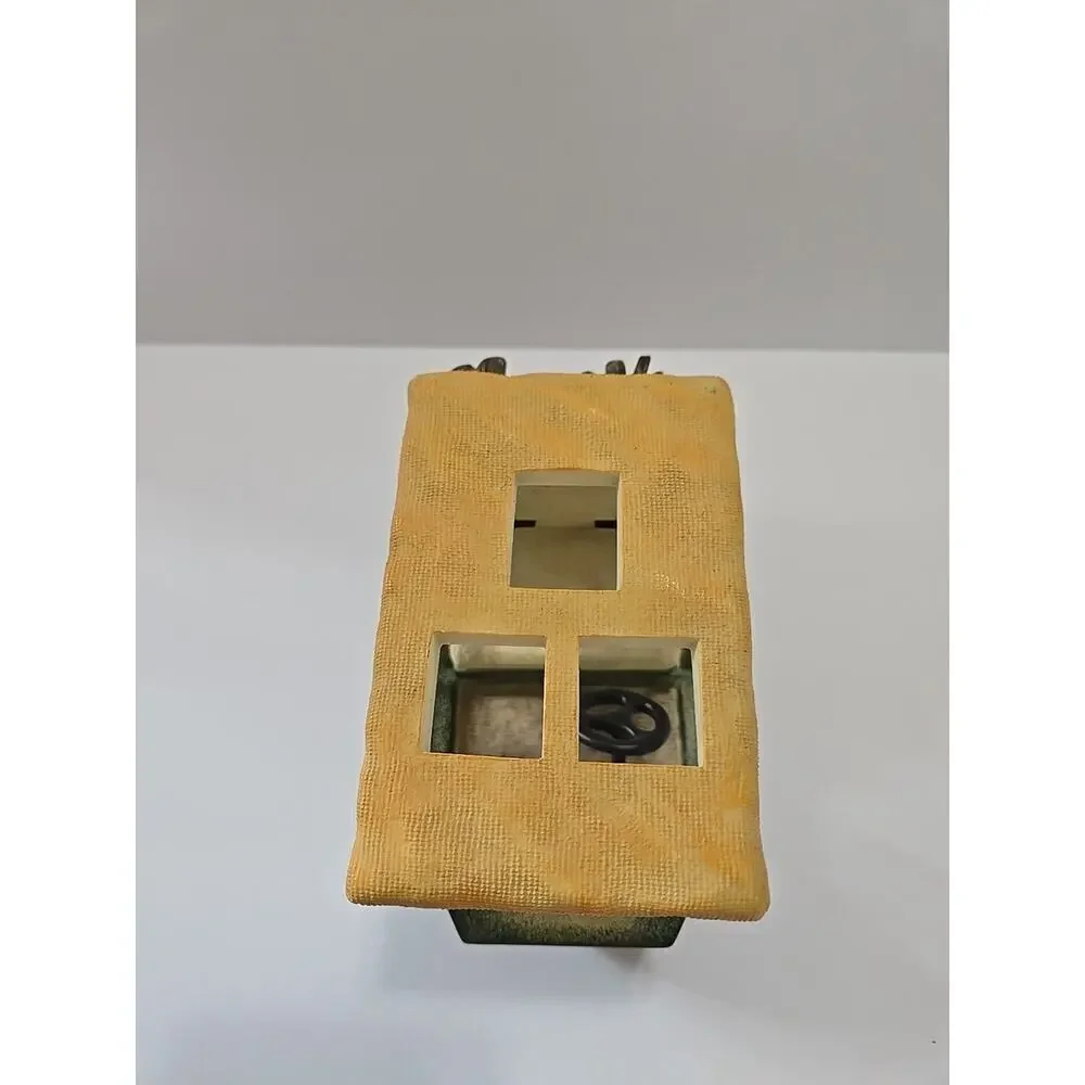 Vintage Ceramic Golf Cart Toothbrush Holder